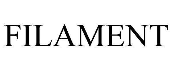 Trademark Logo FILAMENT