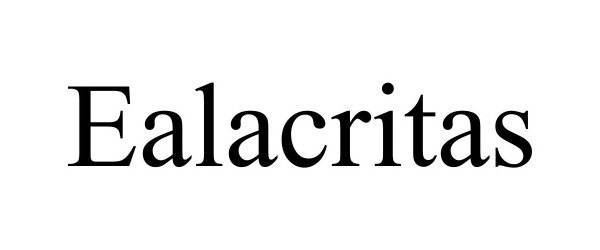 Trademark Logo EALACRITAS