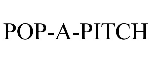 Trademark Logo POP-A-PITCH
