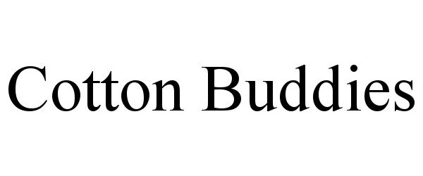 Trademark Logo COTTON BUDDIES