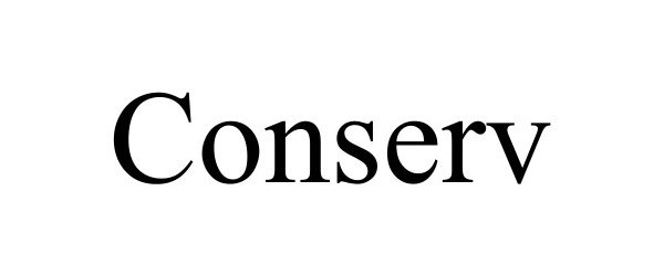 Trademark Logo CONSERV