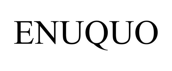 Trademark Logo ENUQUO
