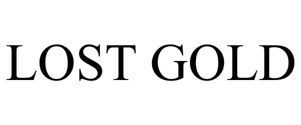 Trademark Logo LOST GOLD