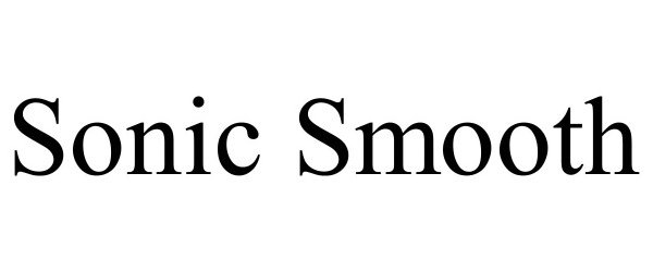 Trademark Logo SONIC SMOOTH