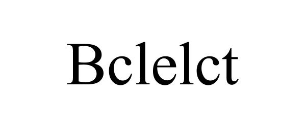 Trademark Logo BCLELCT