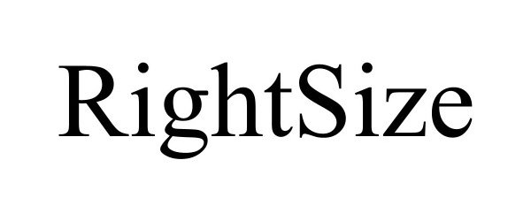 Trademark Logo RIGHTSIZE