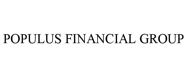  POPULUS FINANCIAL GROUP