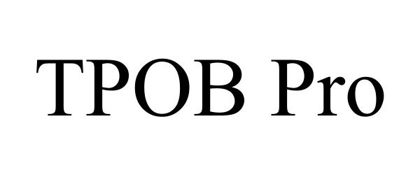 Trademark Logo TPOB PRO