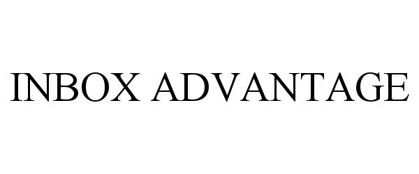 Trademark Logo INBOX ADVANTAGE