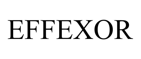 Trademark Logo EFFEXOR