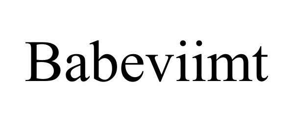Trademark Logo BABEVIIMT