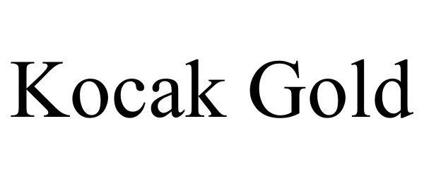 Trademark Logo KOCAK GOLD