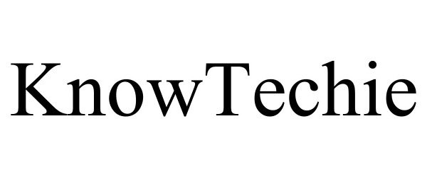 Trademark Logo KNOWTECHIE