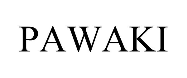 Trademark Logo PAWAKI