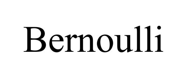 Trademark Logo BERNOULLI