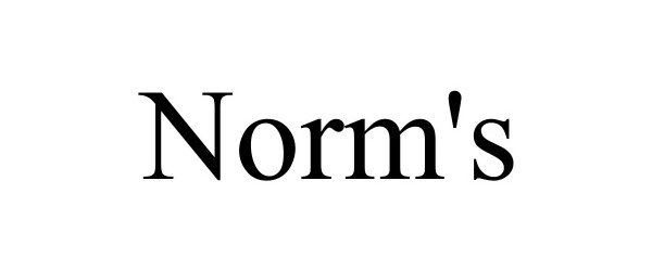 Trademark Logo NORM'S