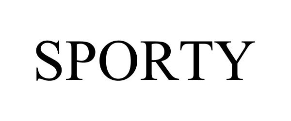 Trademark Logo SPORTY