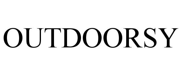 Trademark Logo OUTDOORSY