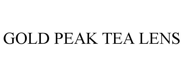 Trademark Logo GOLD PEAK TEA LENS