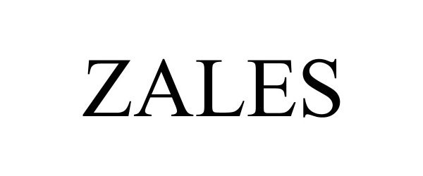 Trademark Logo ZALES