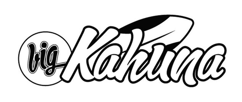 Trademark Logo BIG KAHUNA