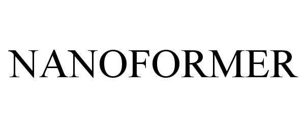 Trademark Logo NANOFORMER