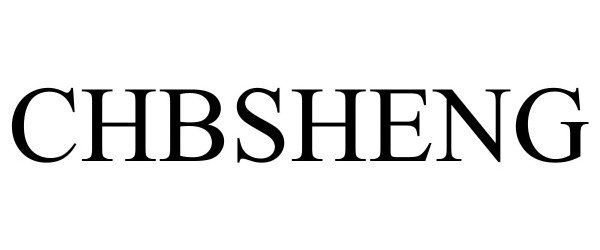 Trademark Logo CHBSHENG