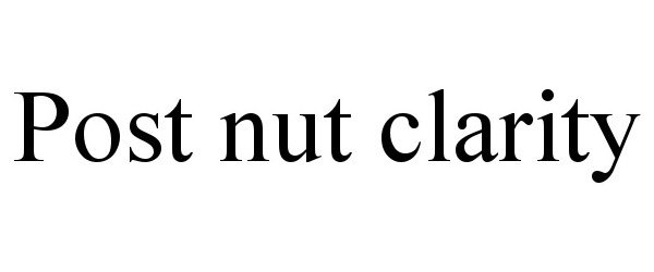  POST NUT CLARITY