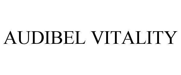 Trademark Logo AUDIBEL VITALITY