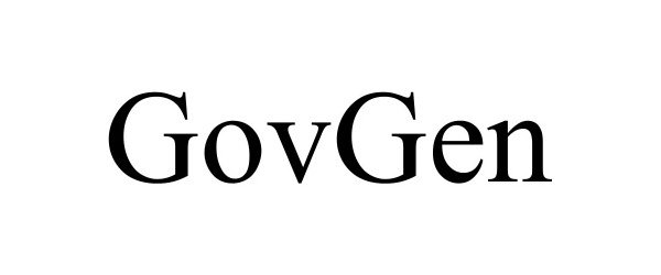 Trademark Logo GOVGEN