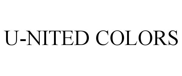 Trademark Logo U-NITED COLORS