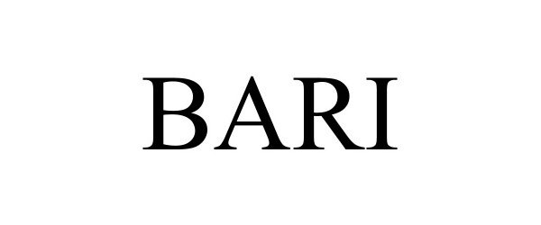 Trademark Logo BARI