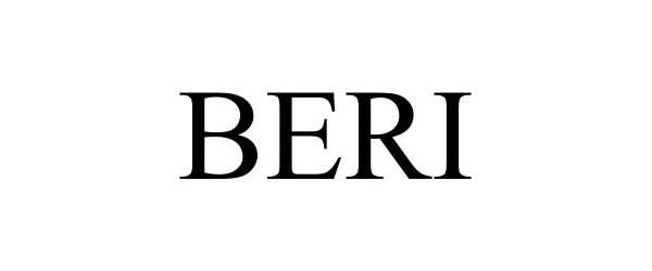Trademark Logo BERI