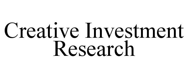  CREATIVE INVESTMENT RESEARCH
