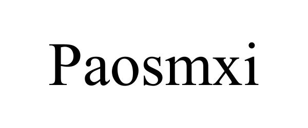 Trademark Logo PAOSMXI