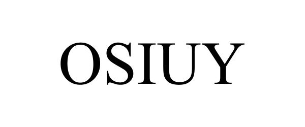 Trademark Logo OSIUY