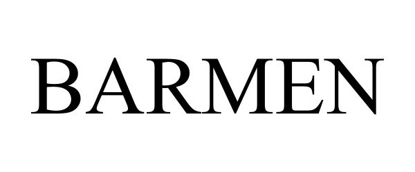 Trademark Logo BARMEN