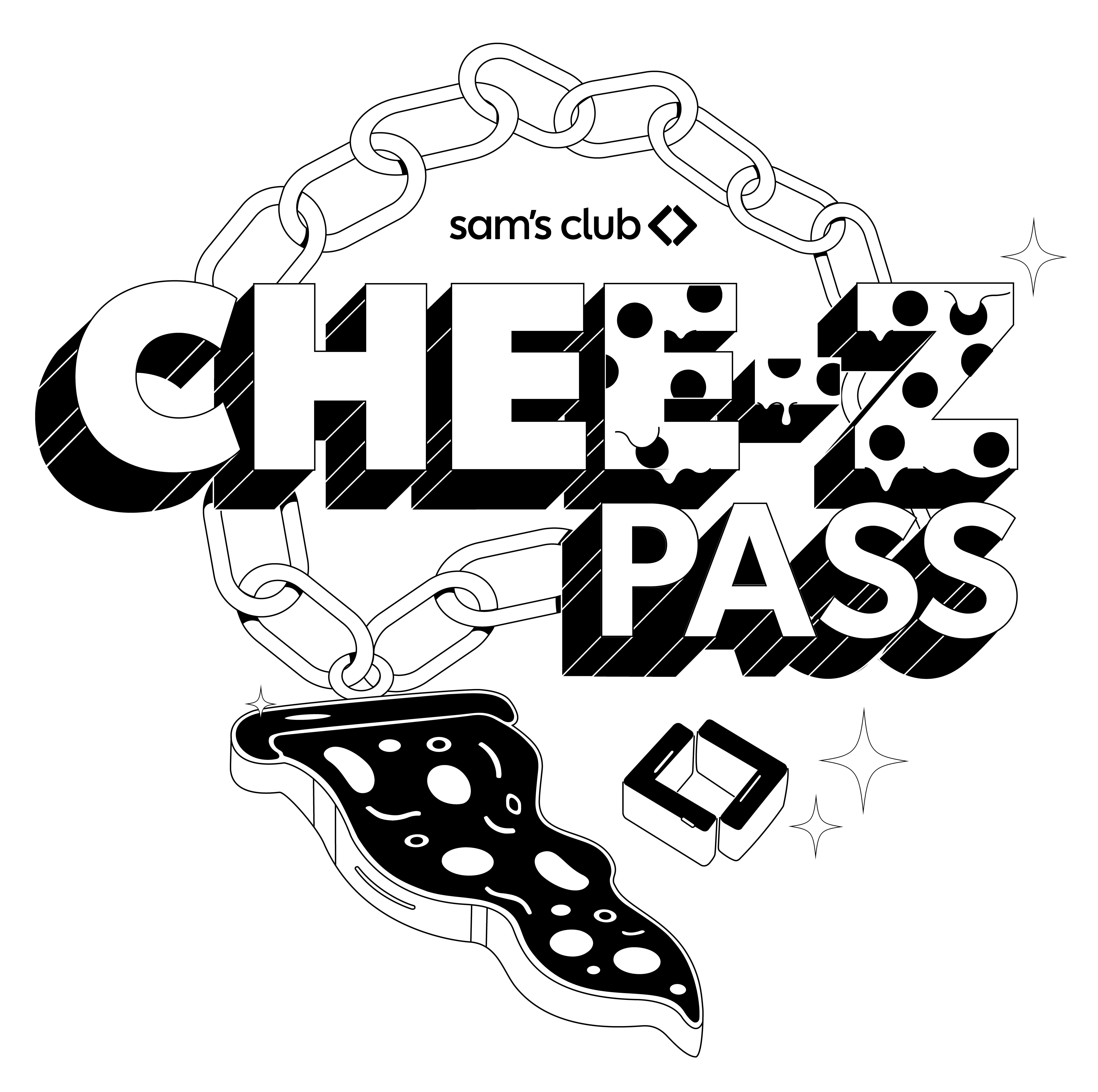 Trademark Logo SAM'S CLUB CHEE-Z PASS A YEAR OF FREE PIZZA