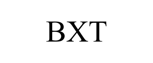 Trademark Logo BXT