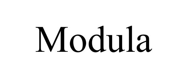 Trademark Logo MODULA