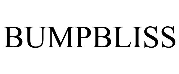 Trademark Logo BUMPBLISS