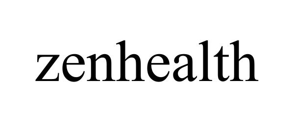 Trademark Logo ZENHEALTH