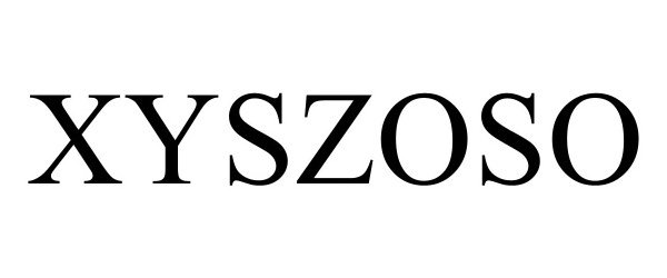 Trademark Logo XYSZOSO