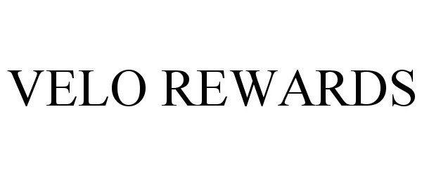 Trademark Logo VELO REWARDS