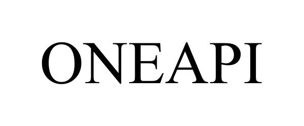 Trademark Logo ONEAPI
