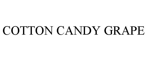 Trademark Logo COTTON CANDY GRAPE