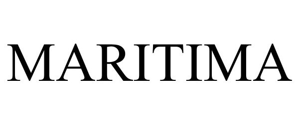 Trademark Logo MARITIMA