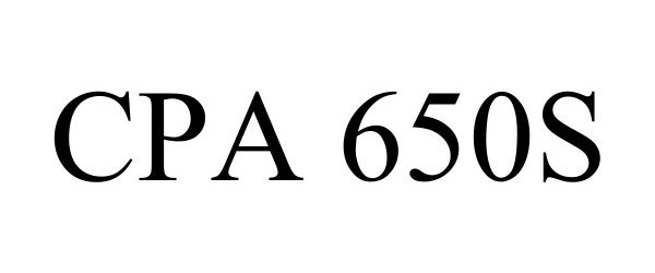 Trademark Logo CPA 650S