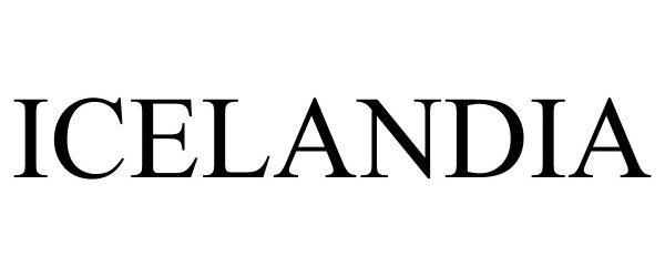 Trademark Logo ICELANDIA