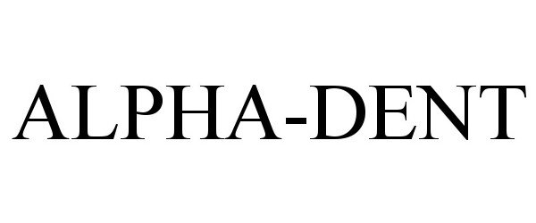 Trademark Logo ALPHA-DENT